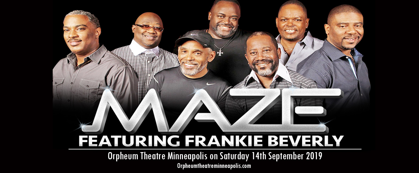 Maze And Frankie Beverly Tickets 14th September Orpheum Theatre